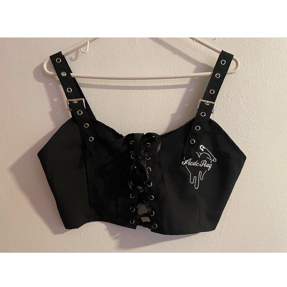 ACDC Rag Tops - Lace Bustier Drip Heart - ACDC Rag